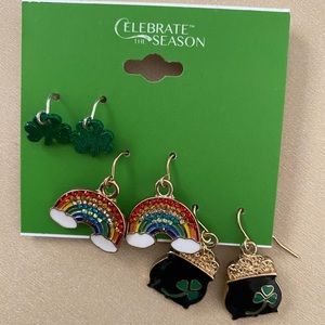St Patrick’s Day earring